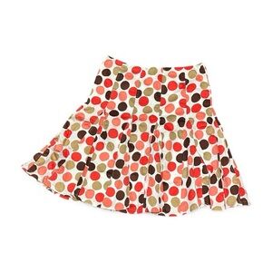 Cato Polka Dot Flared Skirt - Multicolor